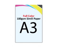 A3 Flyer 100gsm Simili Paper