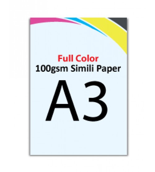 A3 Flyer 100gsm Simili Paper - FREE DELIVERY PENINSULAR MALAYSIA