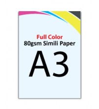 A3 Flyer 80gsm Simili Paper