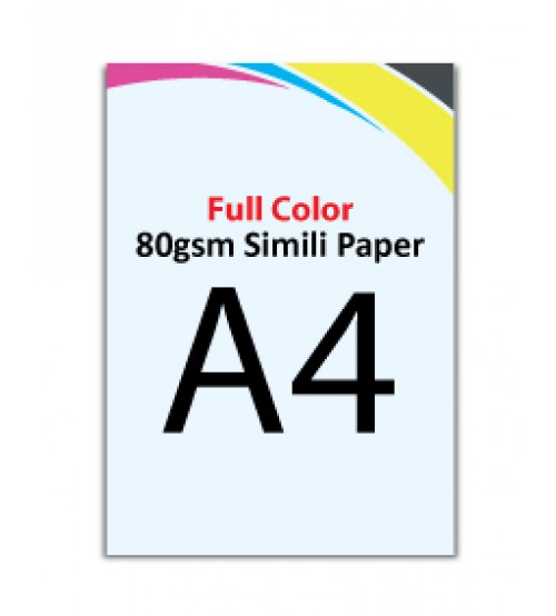 A4 Flyer 80gsm Simili Paper