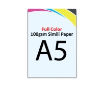 A5 Flyer 100gsm Simili Paper
