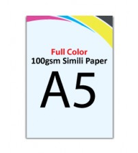 A5 Flyer 100gsm Simili Paper - FREE DELIVERY PENINSULAR MALAYSIA
