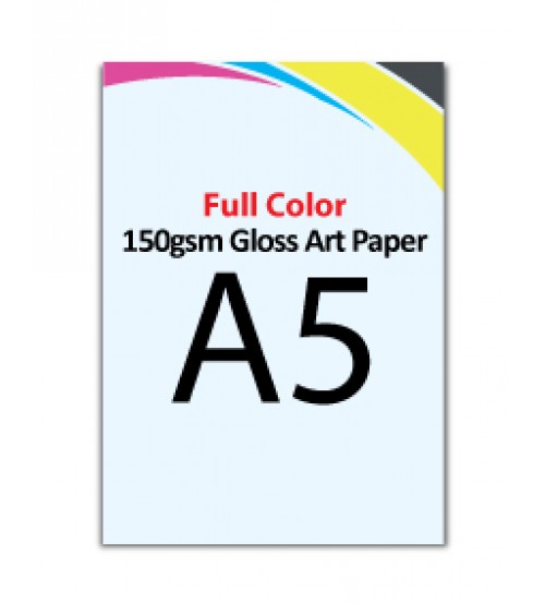 A5 Flyer - 150gsm Gloss Art Paper
