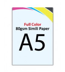 A5 Flyer 80gsm Simili Paper