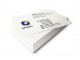 Name Card - Brilliant White 220gsm (Hot Stamping Front Blue)